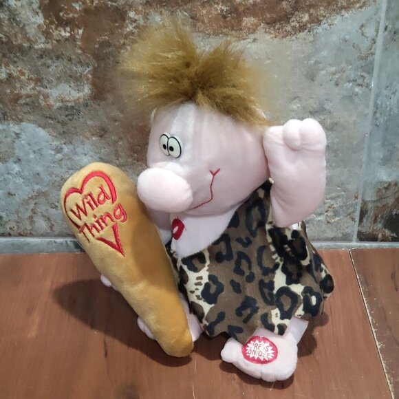 Vintage Animated Chip The Caveman Singing Wild Thing Plush - Picture 14 of 15